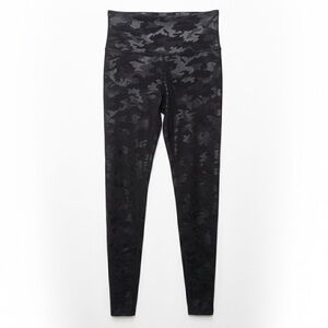 SPANX Black and Gray Camouflage Leggings